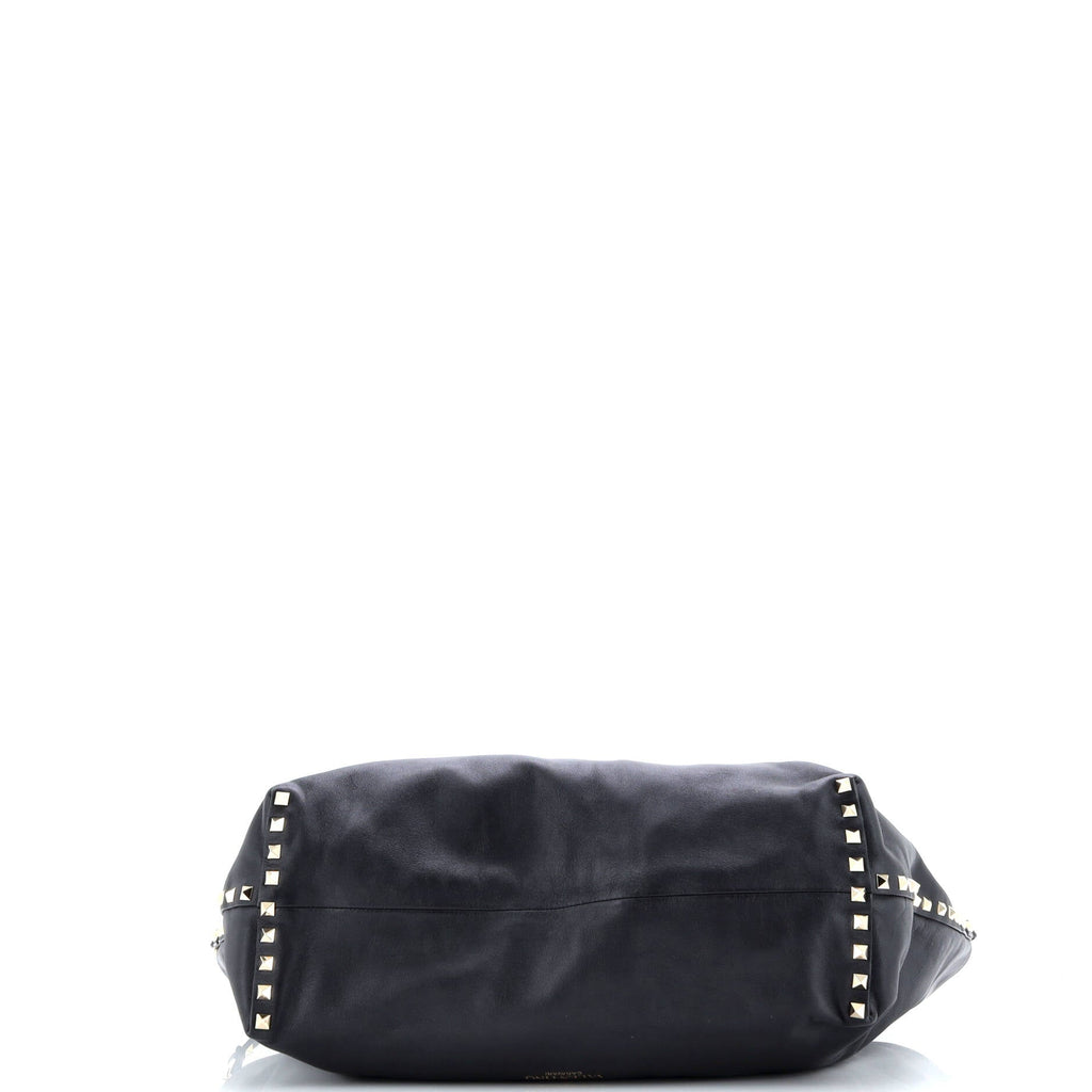 Rockstud Easy Tote Leather Large