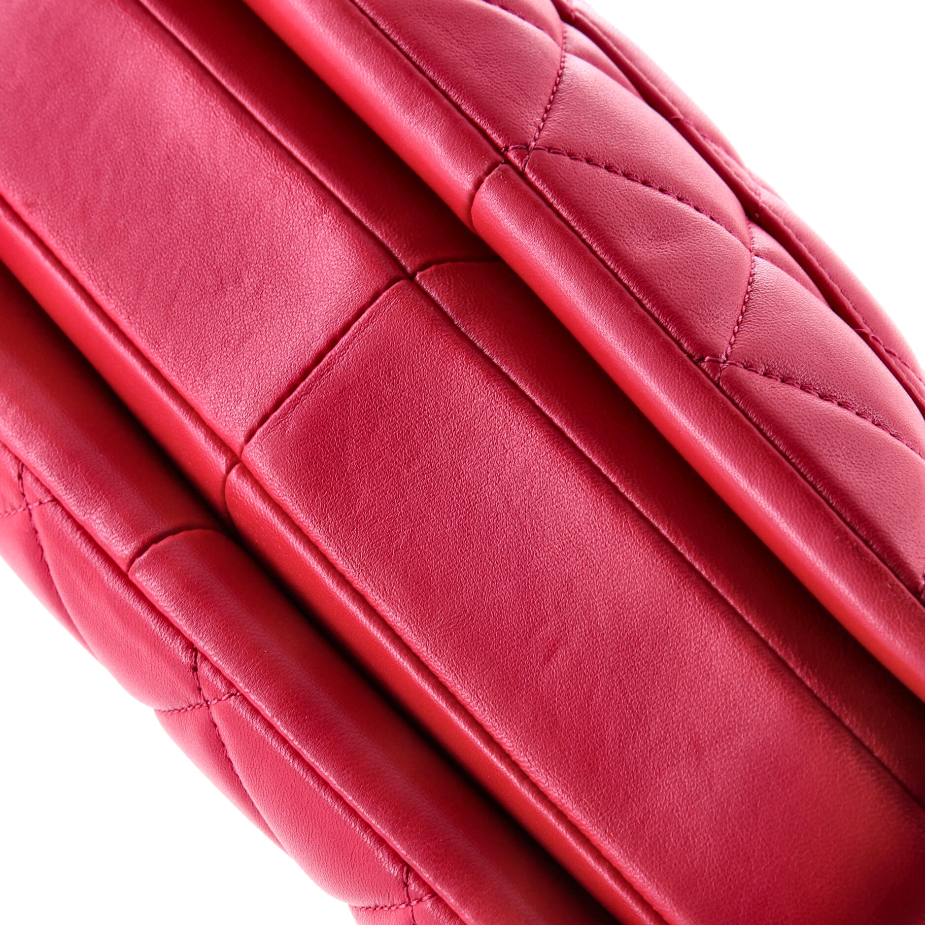Trendy CC Top Handle Bag Quilted Lambskin Small