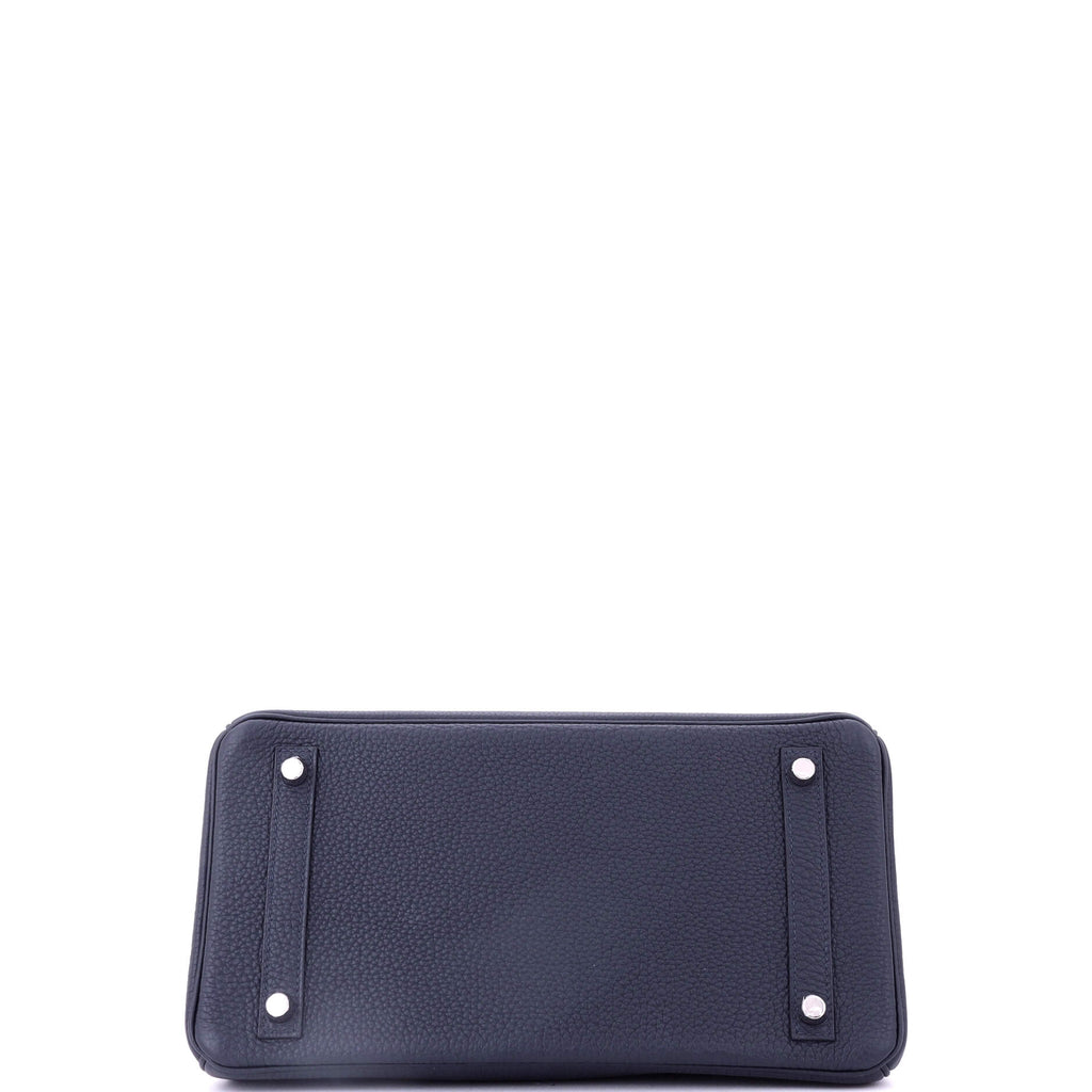 Birkin Handbag Verso Togo with Palladium Hardware 30
