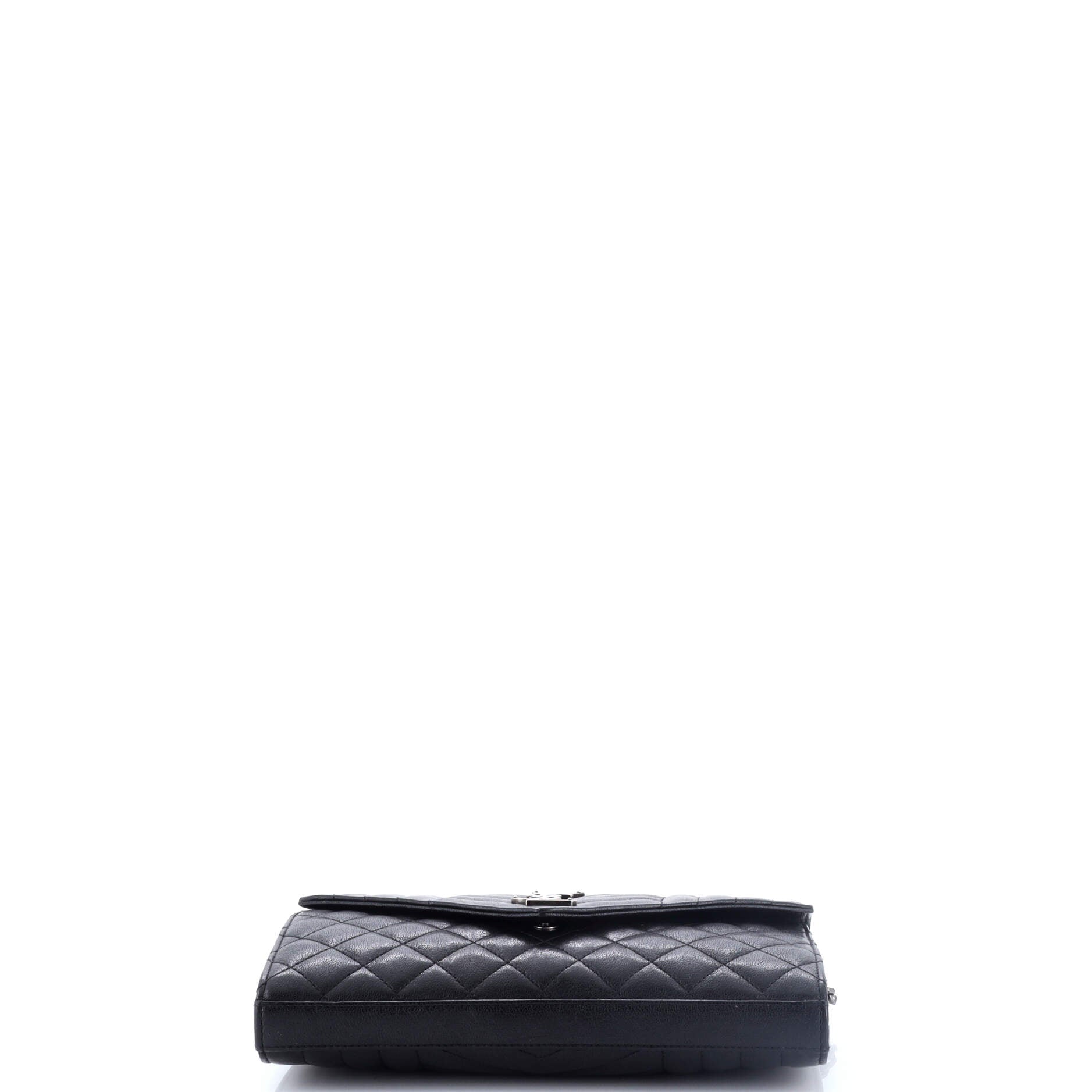 Classic Monogram Chain Wallet Mixed Matelasse Leather Medium