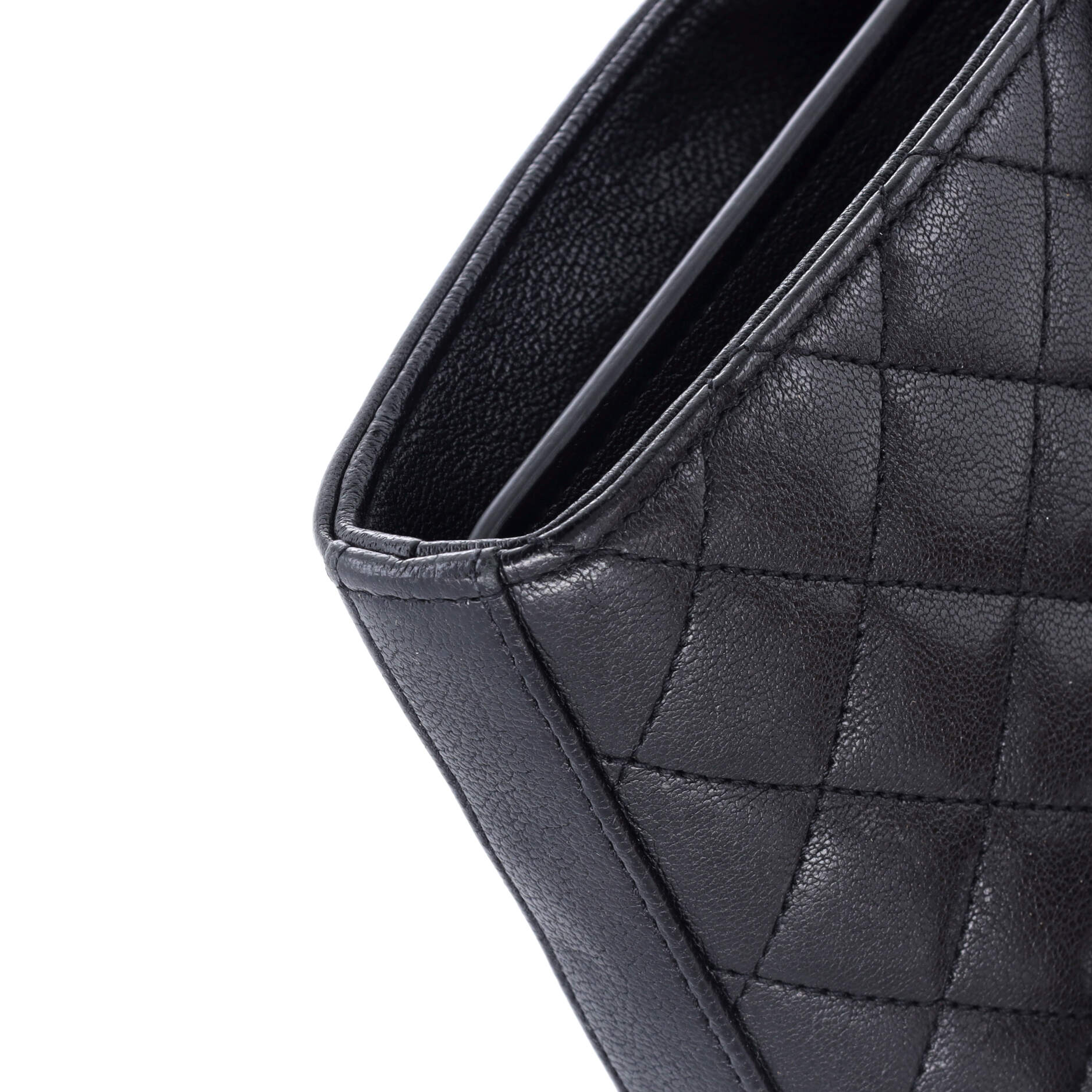 Classic Monogram Chain Wallet Mixed Matelasse Leather Medium
