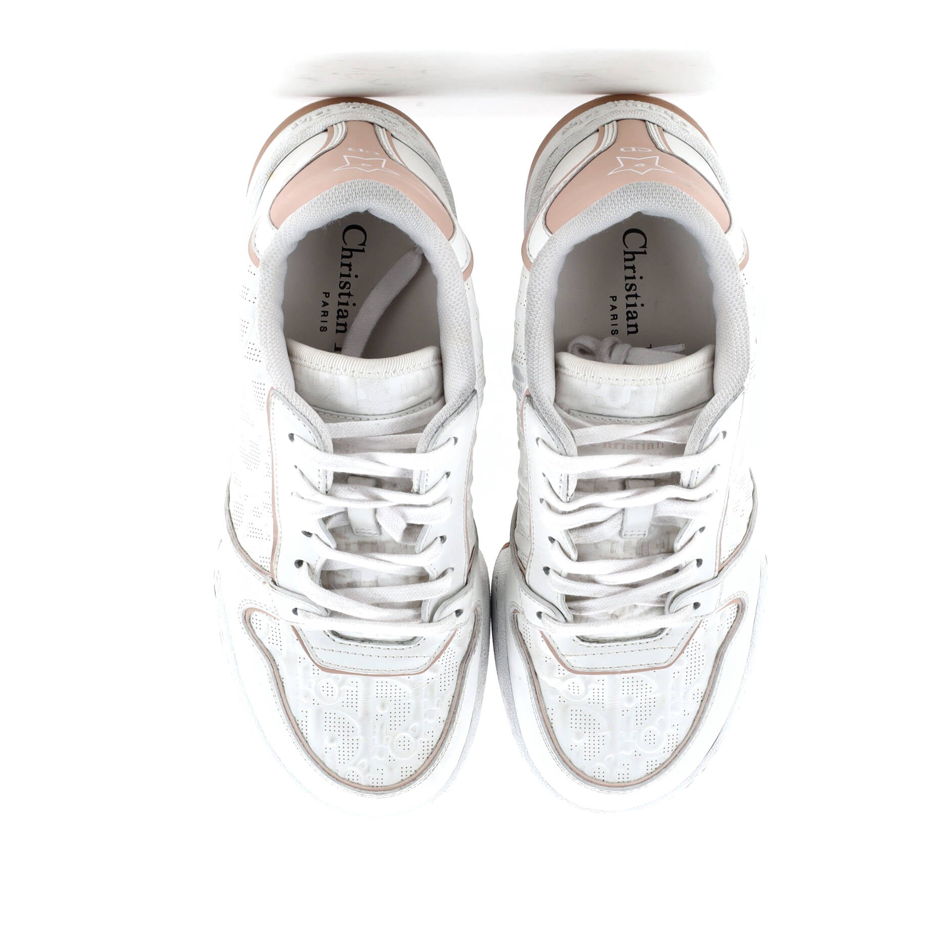 Men's B27 Low-Top Sneakers Leather with Oblique Galaxy Leather