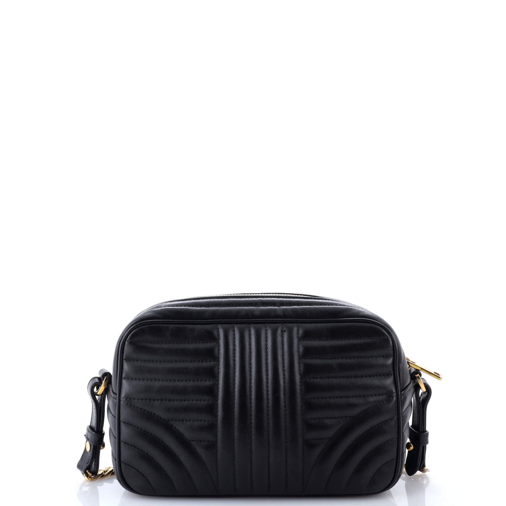 Camera Bag Diagramme Quilted Leather Small