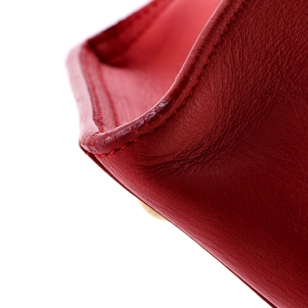 Classic Y Cabas Leather Small