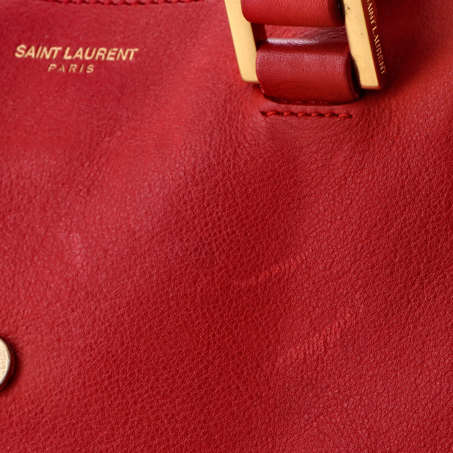 Classic Y Cabas Leather Small