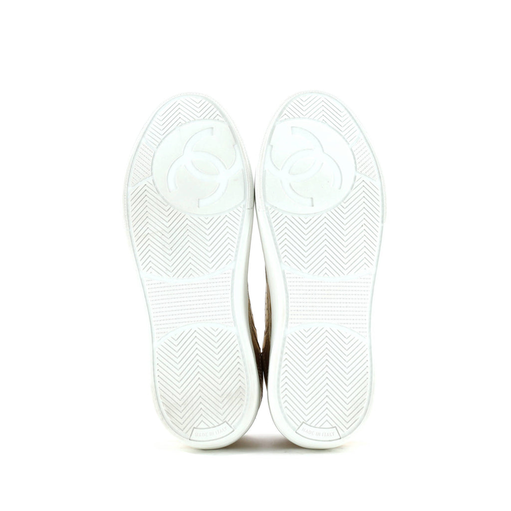 Women's CC Low-Top Sneakers Perforated Leather