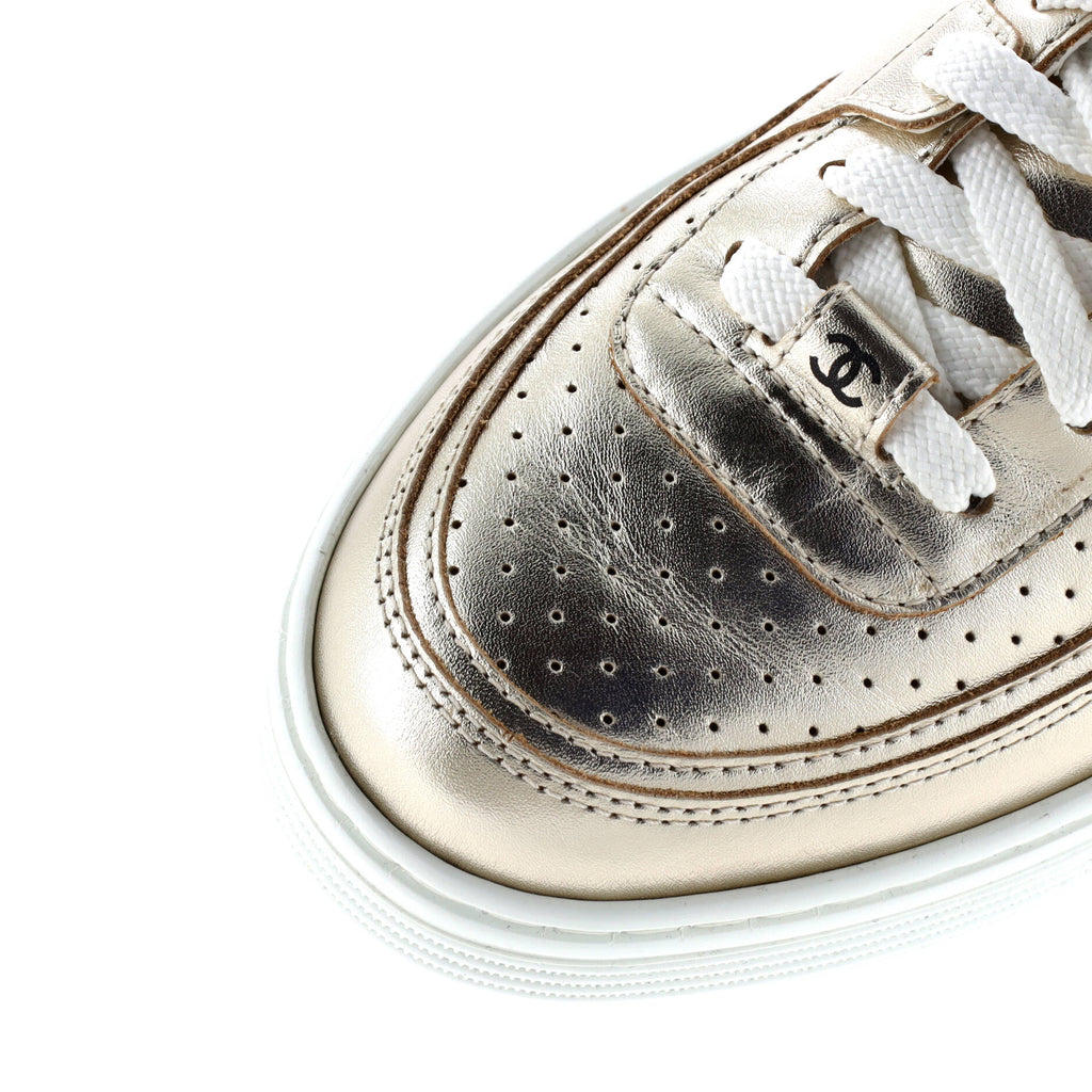 Women's CC Low-Top Sneakers Perforated Leather