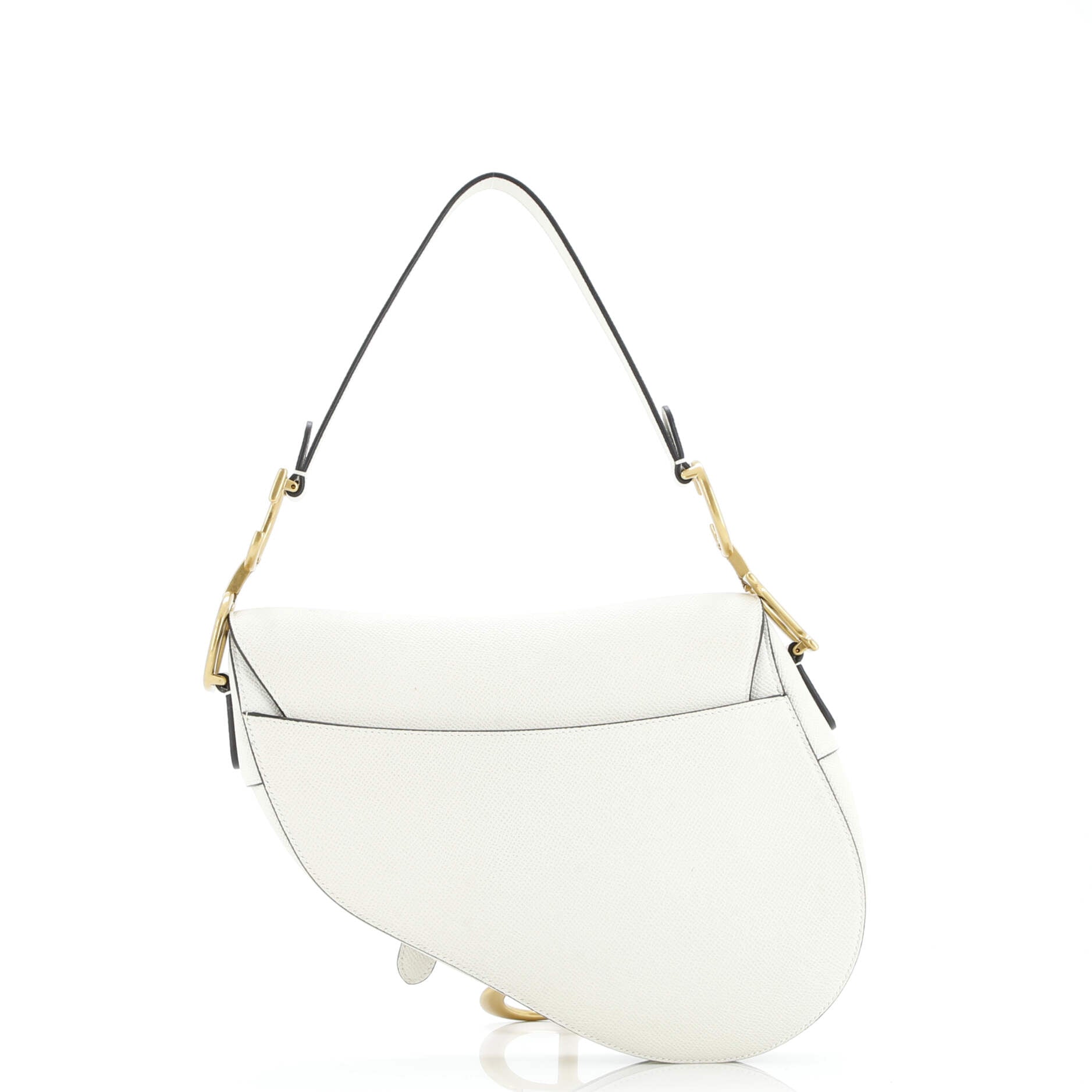 Saddle Handbag Leather Medium