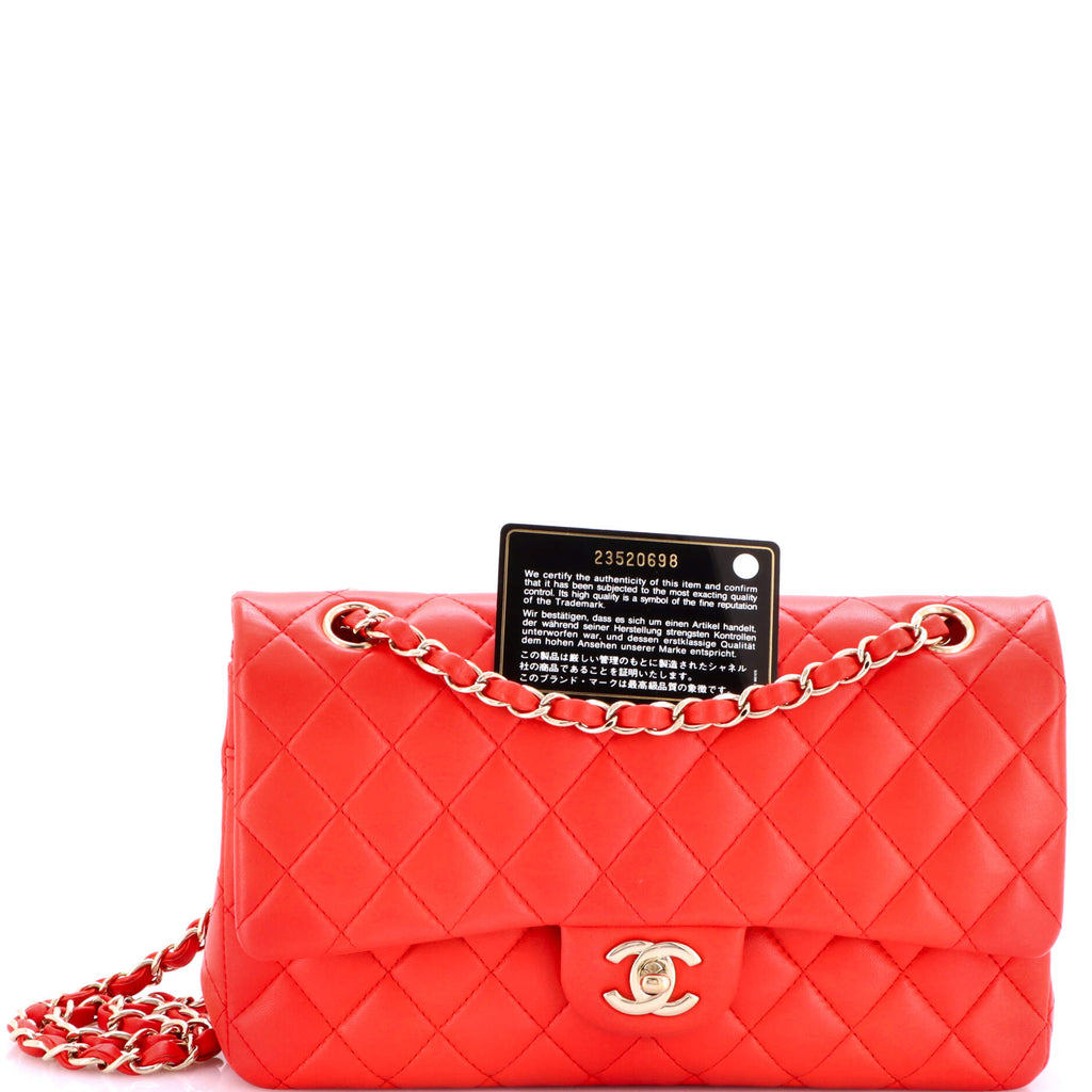 Classic Double Flap Bag Quilted Lambskin Medium