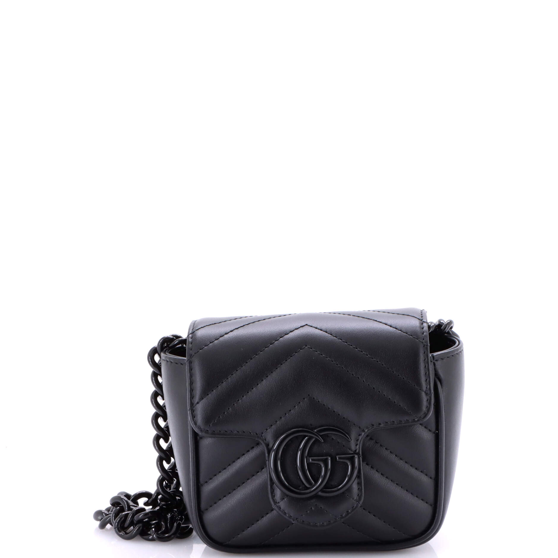 GG Marmont Flap Belt Bag Matelasse Leather Mini