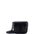 GG Marmont Flap Belt Bag Matelasse Leather Mini