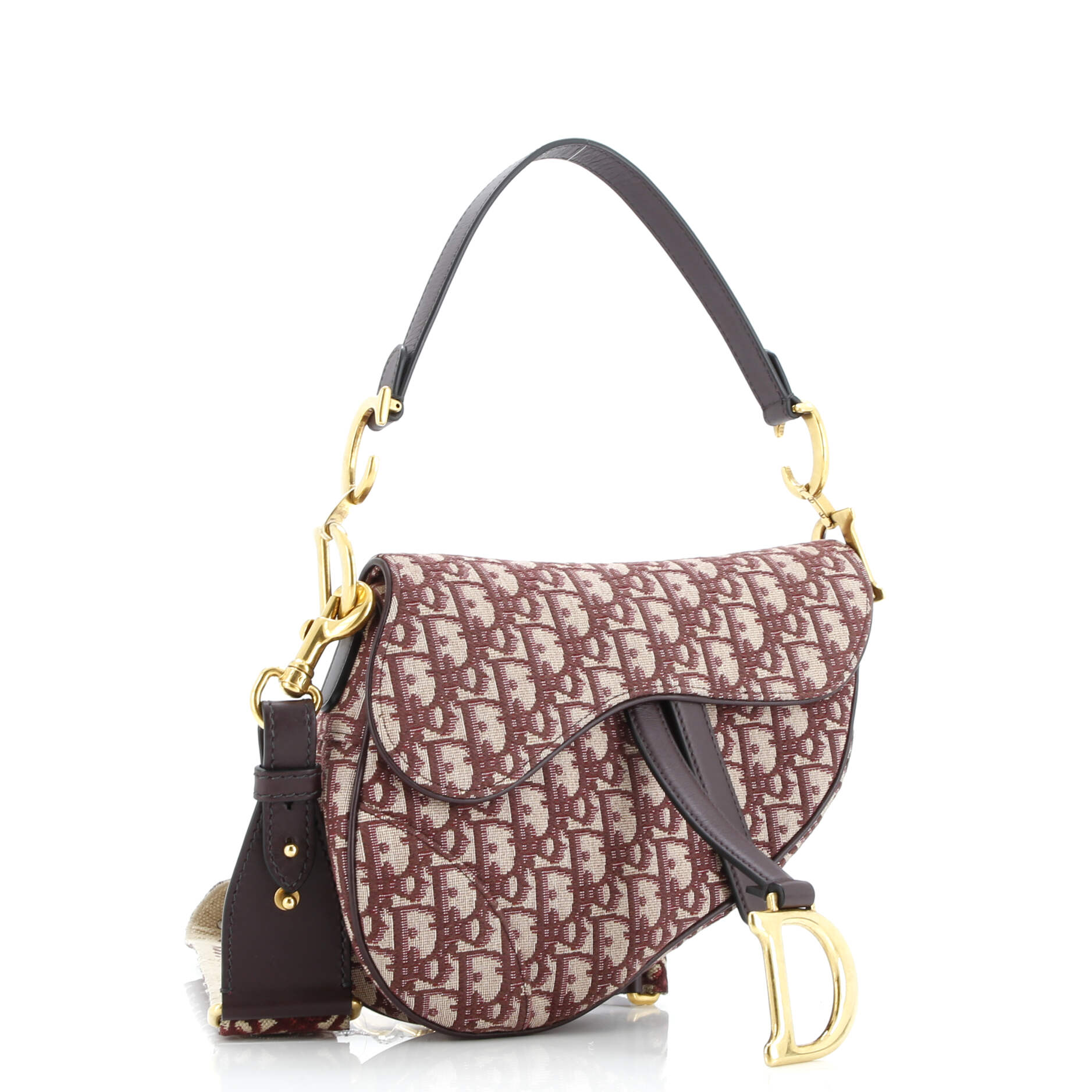 Saddle Handbag Oblique Canvas Medium