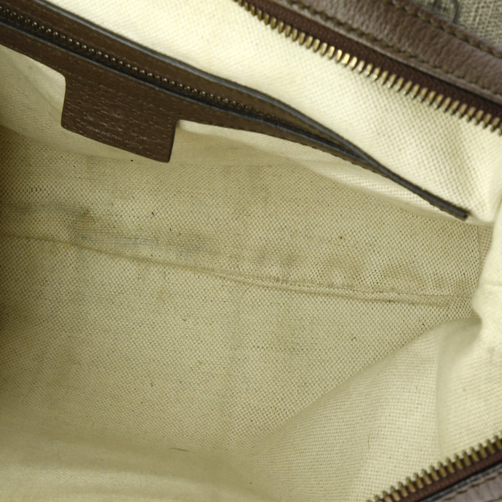 Ophidia Half Moon Hobo GG Coated Canvas Small