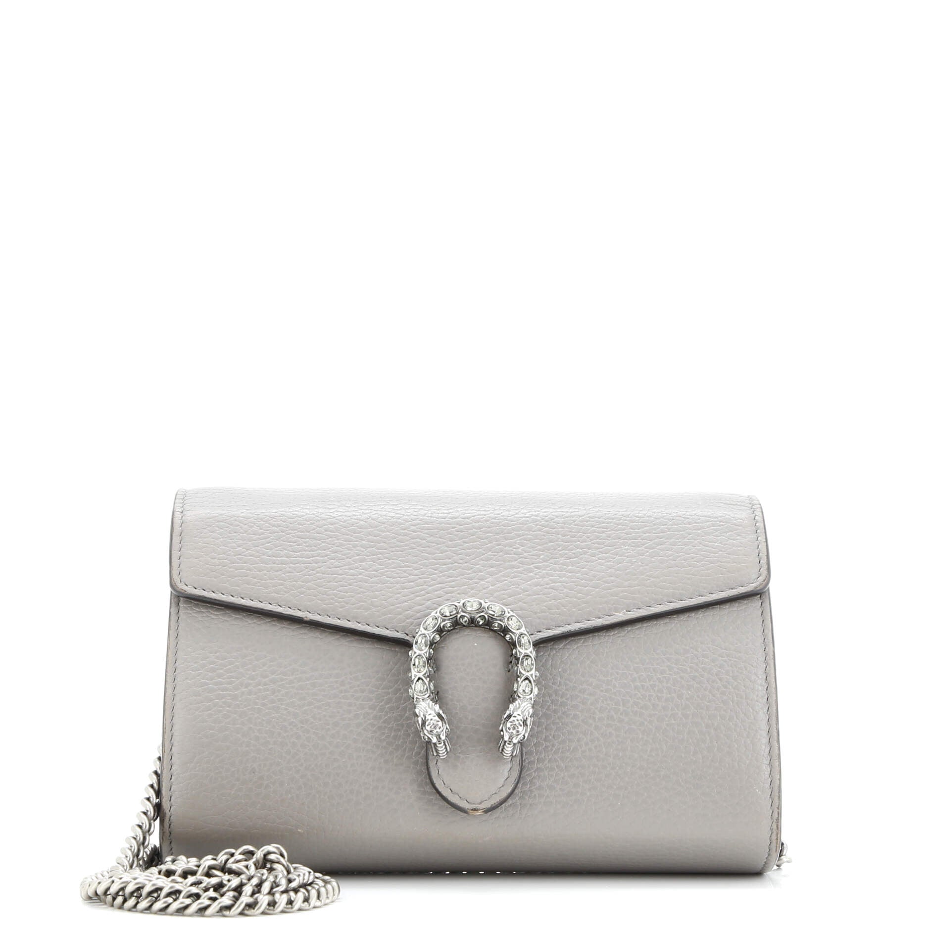 Dionysus Chain Wallet Leather with Embellished Detail Small