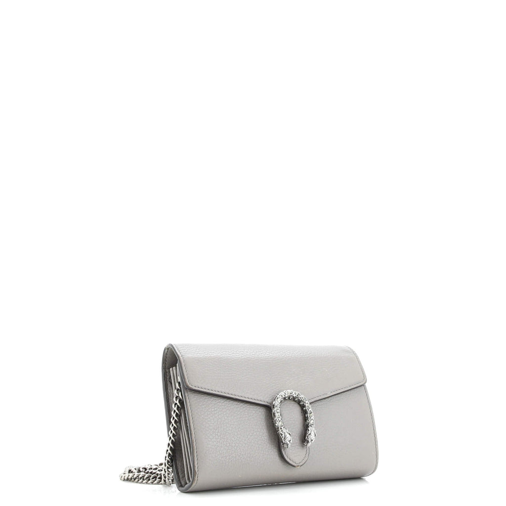 Dionysus Chain Wallet Leather with Embellished Detail Small