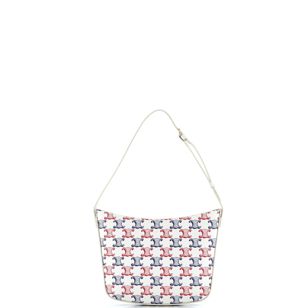 Croque Hobo Triomphe Coated Canvas Medium