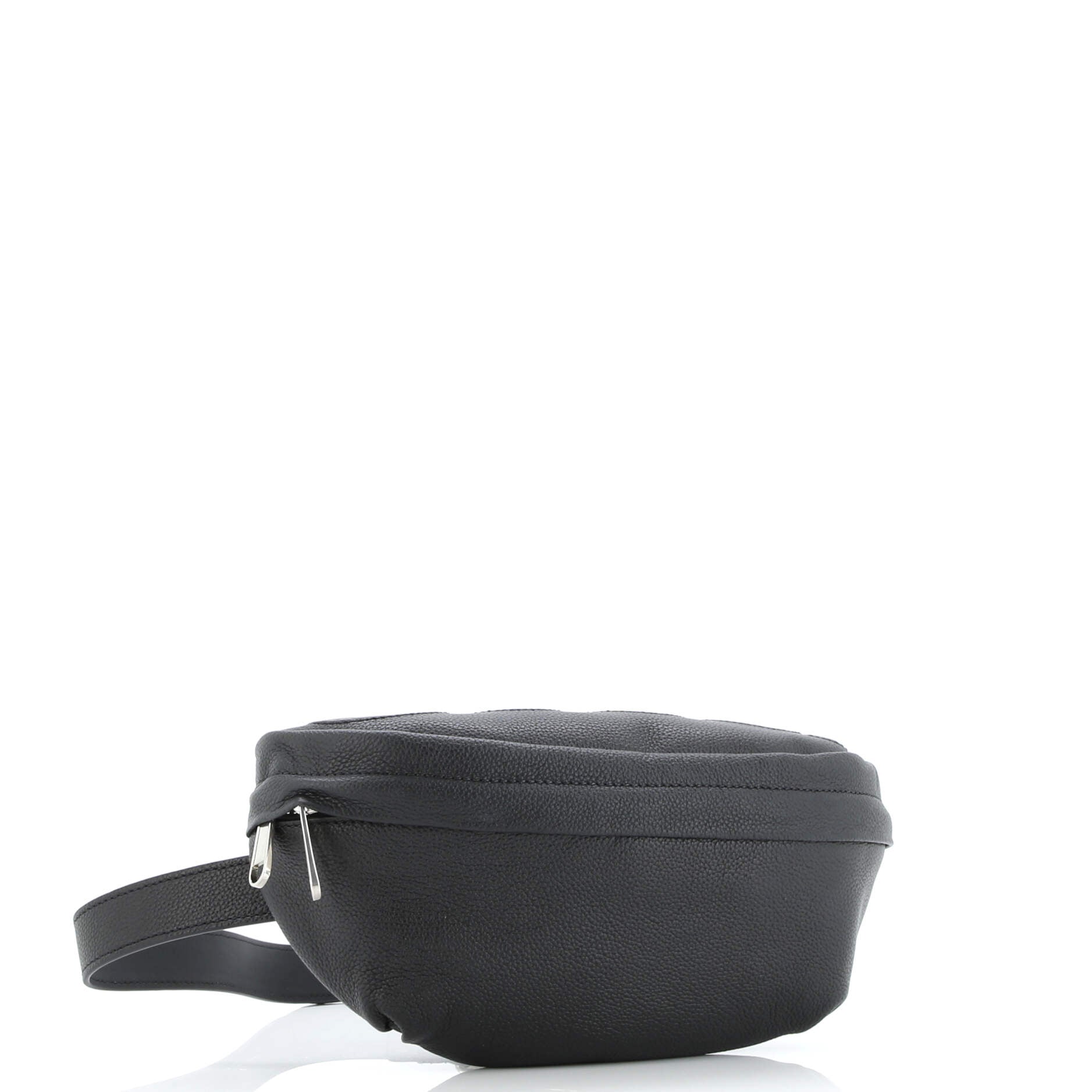 Belt Bag Leather with GG Coated Canvas Medium