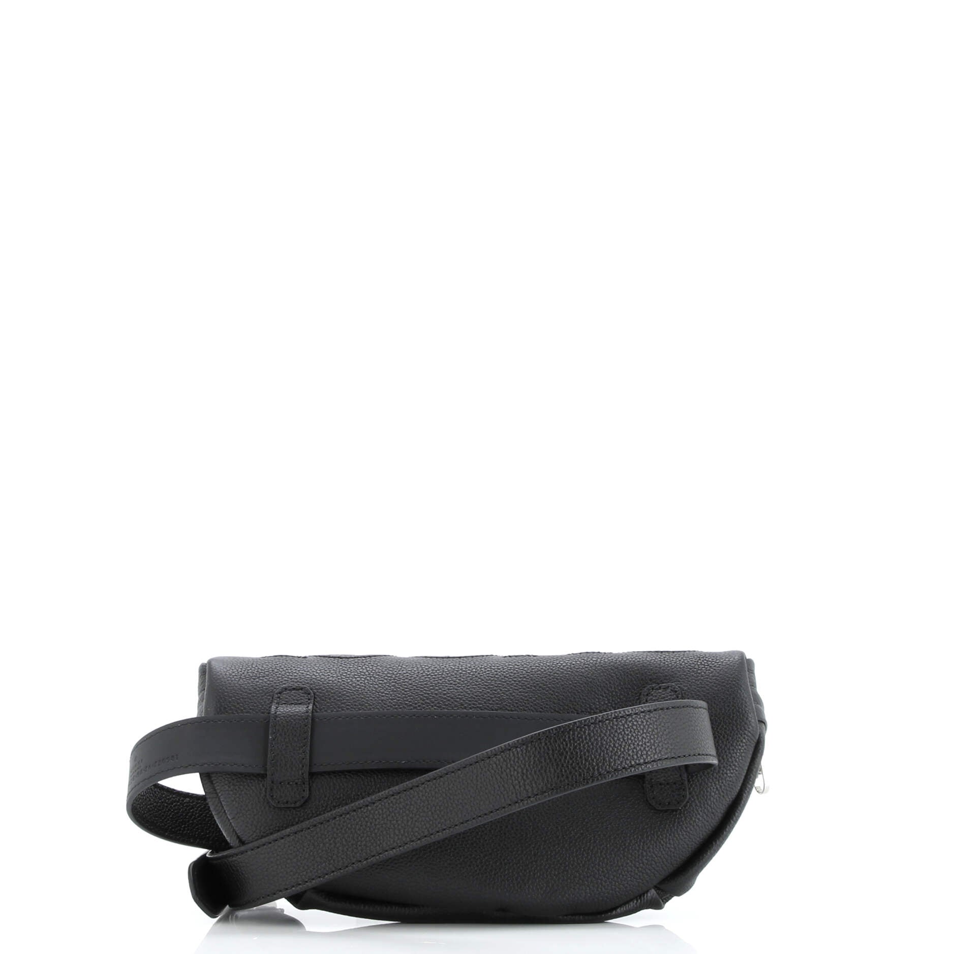 Belt Bag Leather with GG Coated Canvas Medium