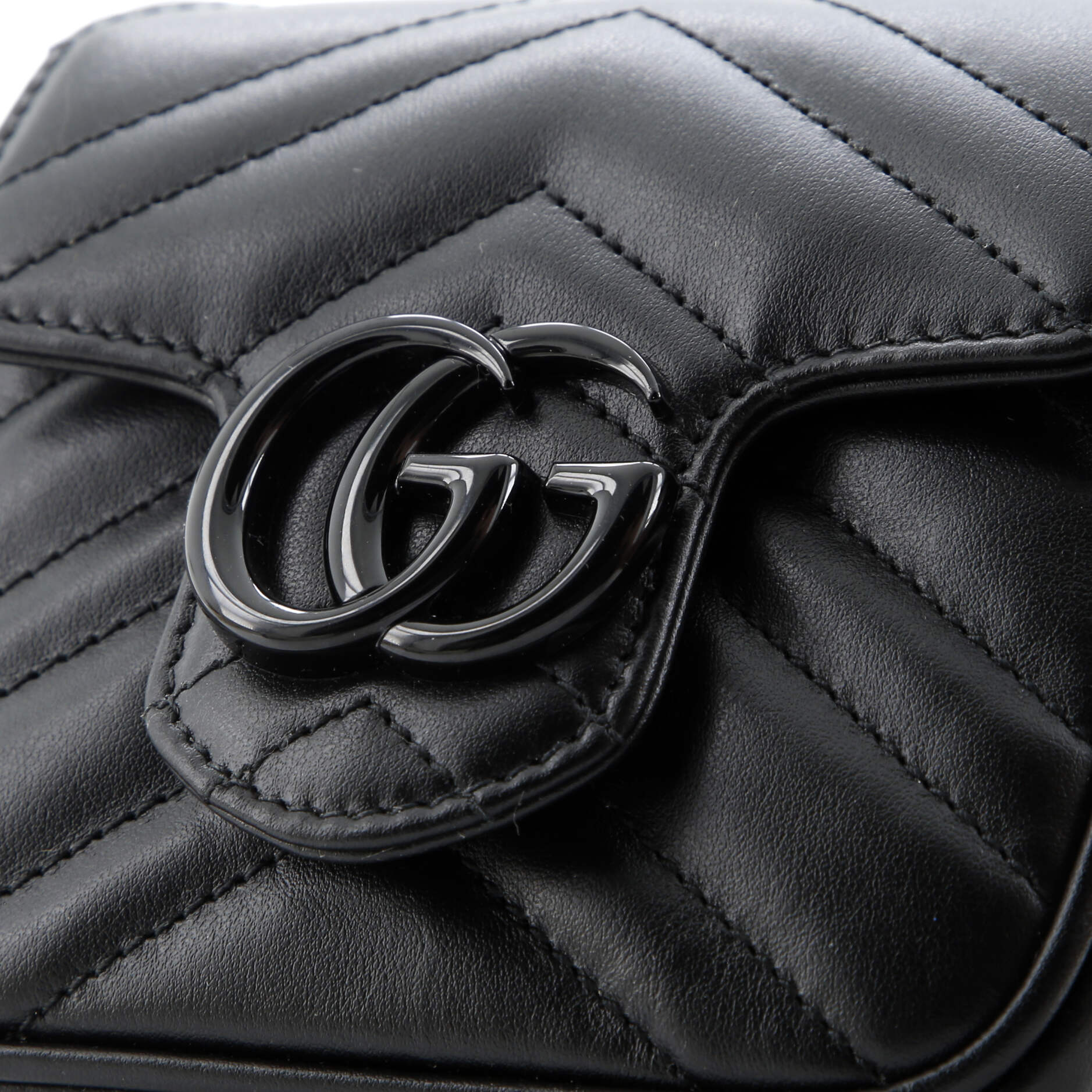 GG Marmont Flap Belt Bag Matelasse Leather Mini