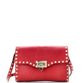 Rockstud Flip Lock Flap Bag Leather Medium