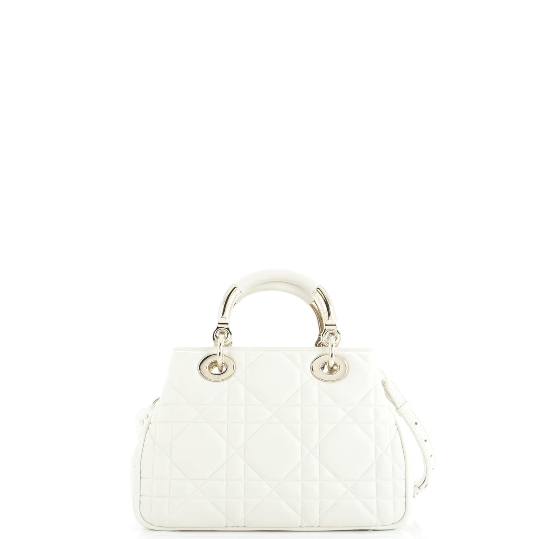 Lady 95.22 Bag Cannage Embossed Leather Small
