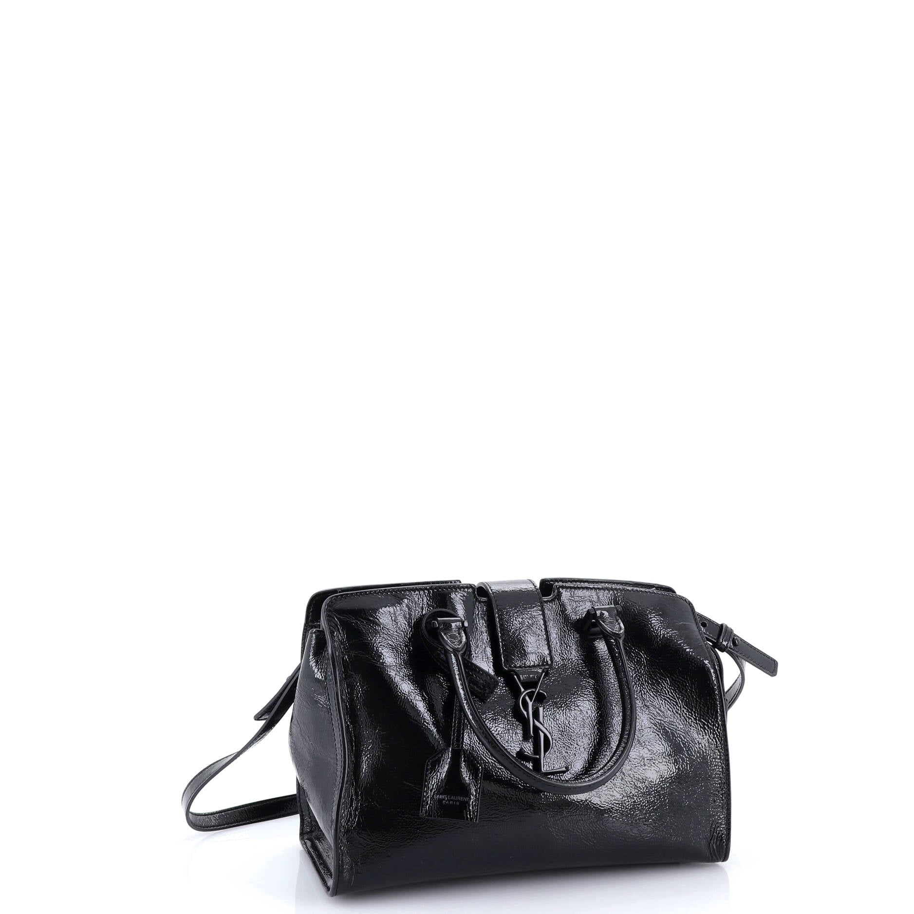 Monogram Cabas Patent Baby