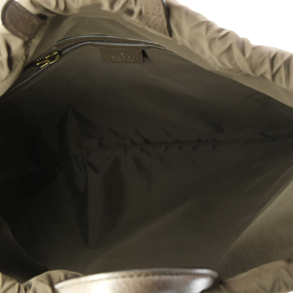 Neo Vintage Drawstring Backpack GG Coated Canvas Large