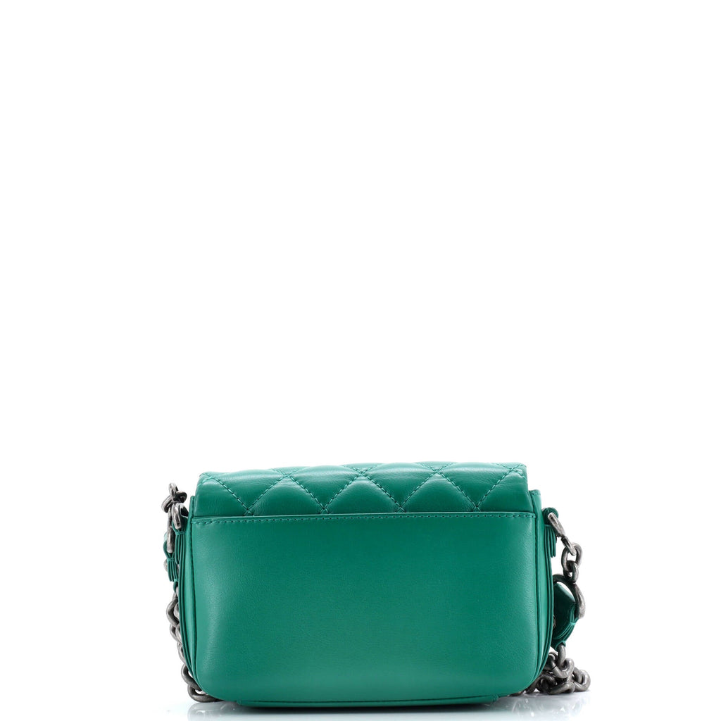 Rock My Shoulder Flap Bag Quilted Calfskin Mini
