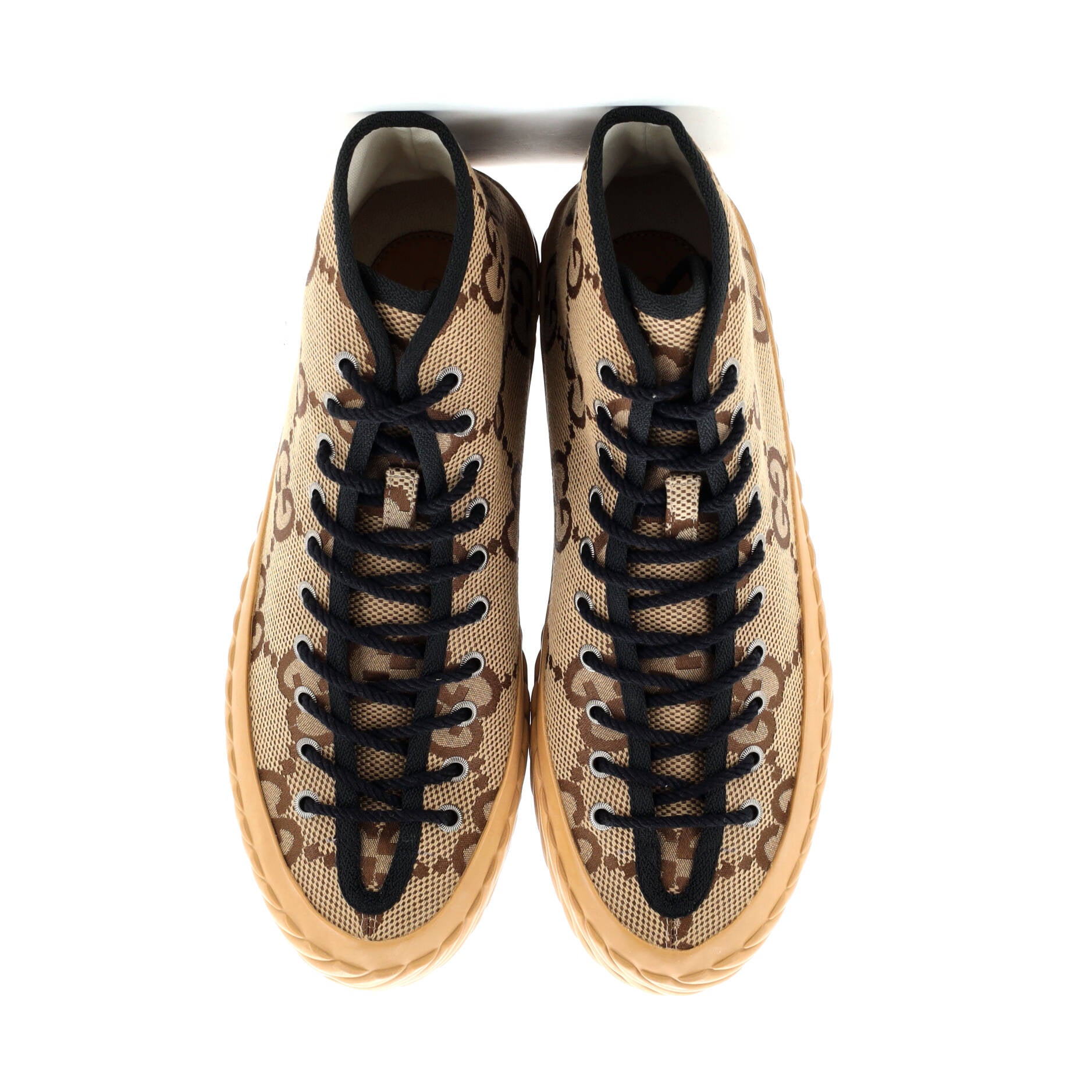 Men's Tortuga High Top Sneakers Jumbo GG Canvas