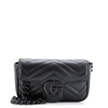 GG Marmont Flap Belt Bag Matelasse Leather