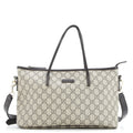 Convertible Zip Tote GG Coated Canvas with Leather Medium