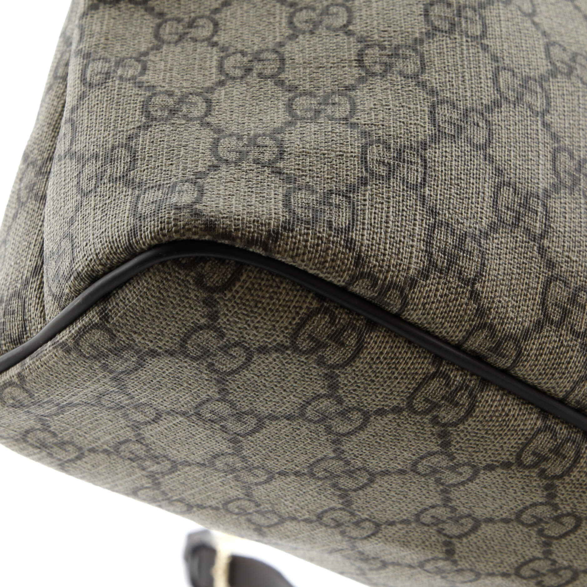 Convertible Zip Tote GG Coated Canvas with Leather Medium