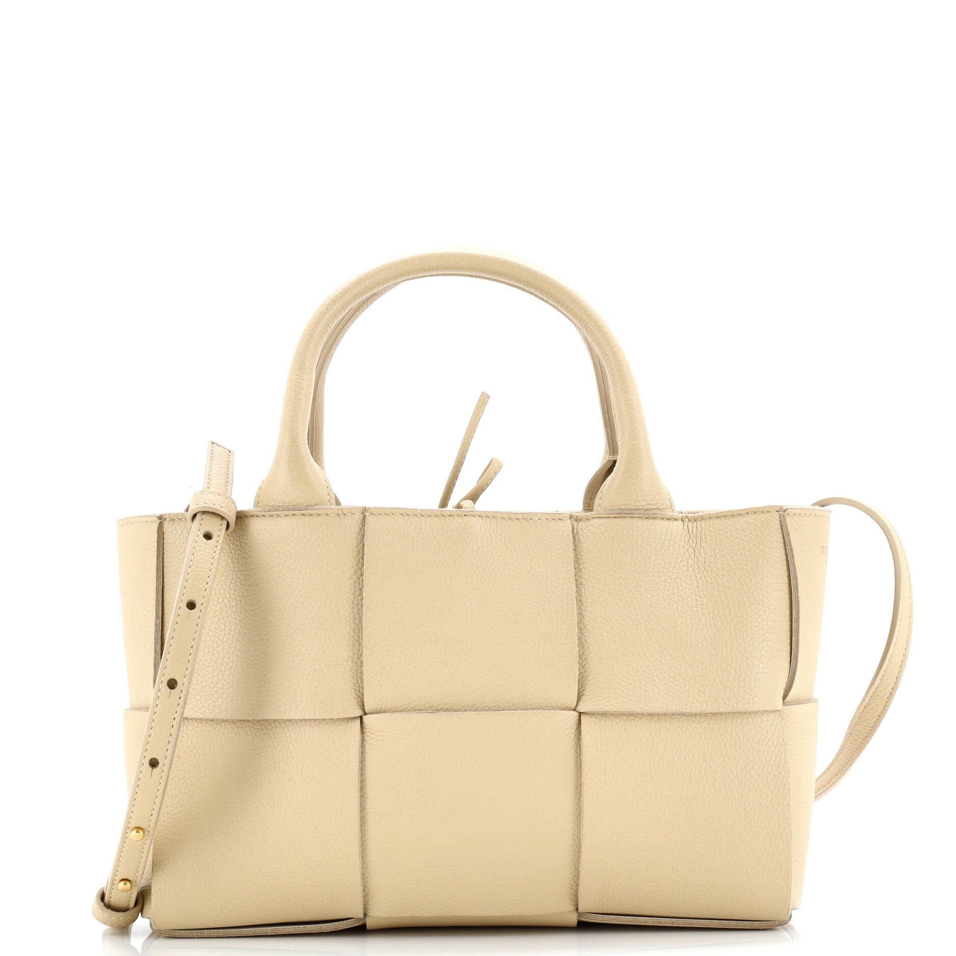 Arco Tote Maxi Intrecciato Leather Mini