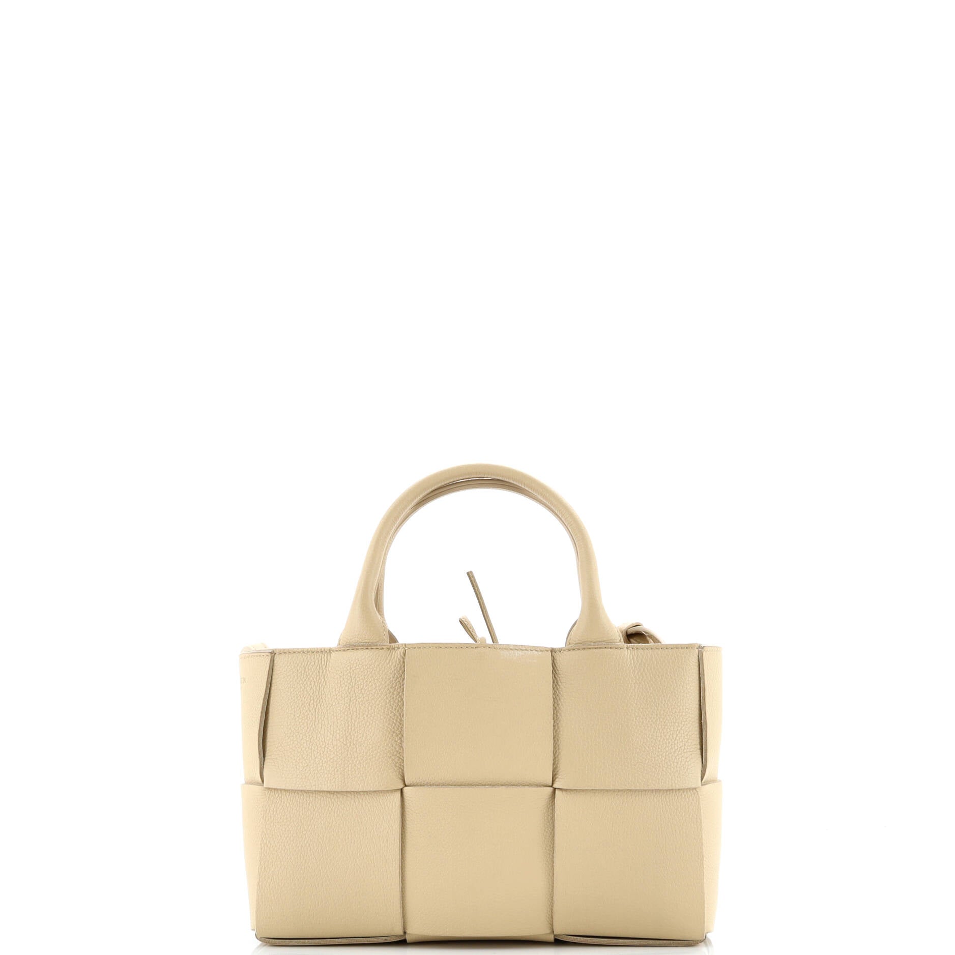 Arco Tote Maxi Intrecciato Leather Mini
