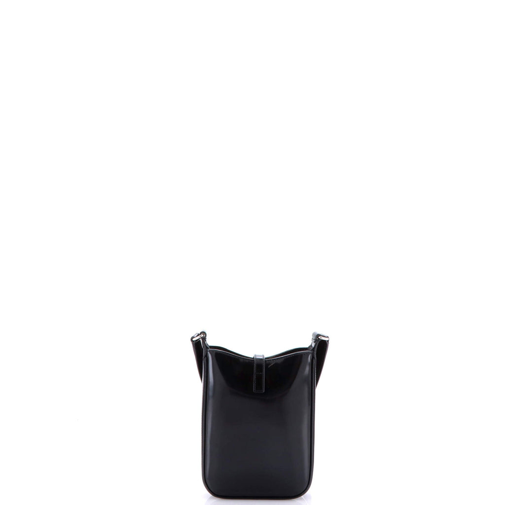Le 5 a 7 Vertical Shoulder Bag Leather Mini