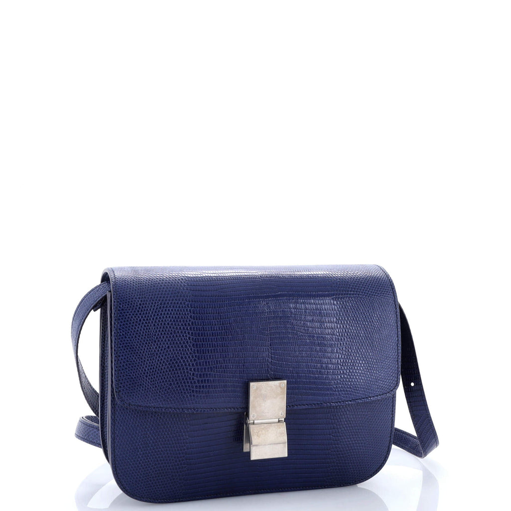 Classic Box Bag Lizard Medium