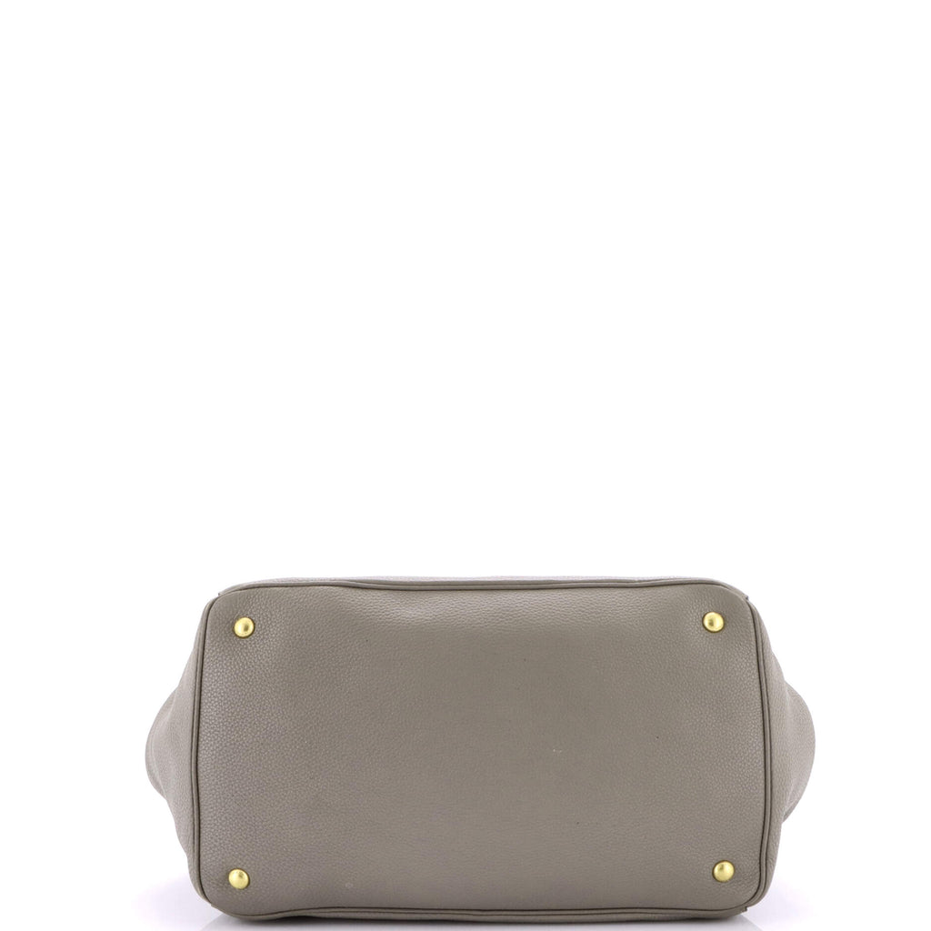 Convertible Shopping Tote Vitello Daino Medium