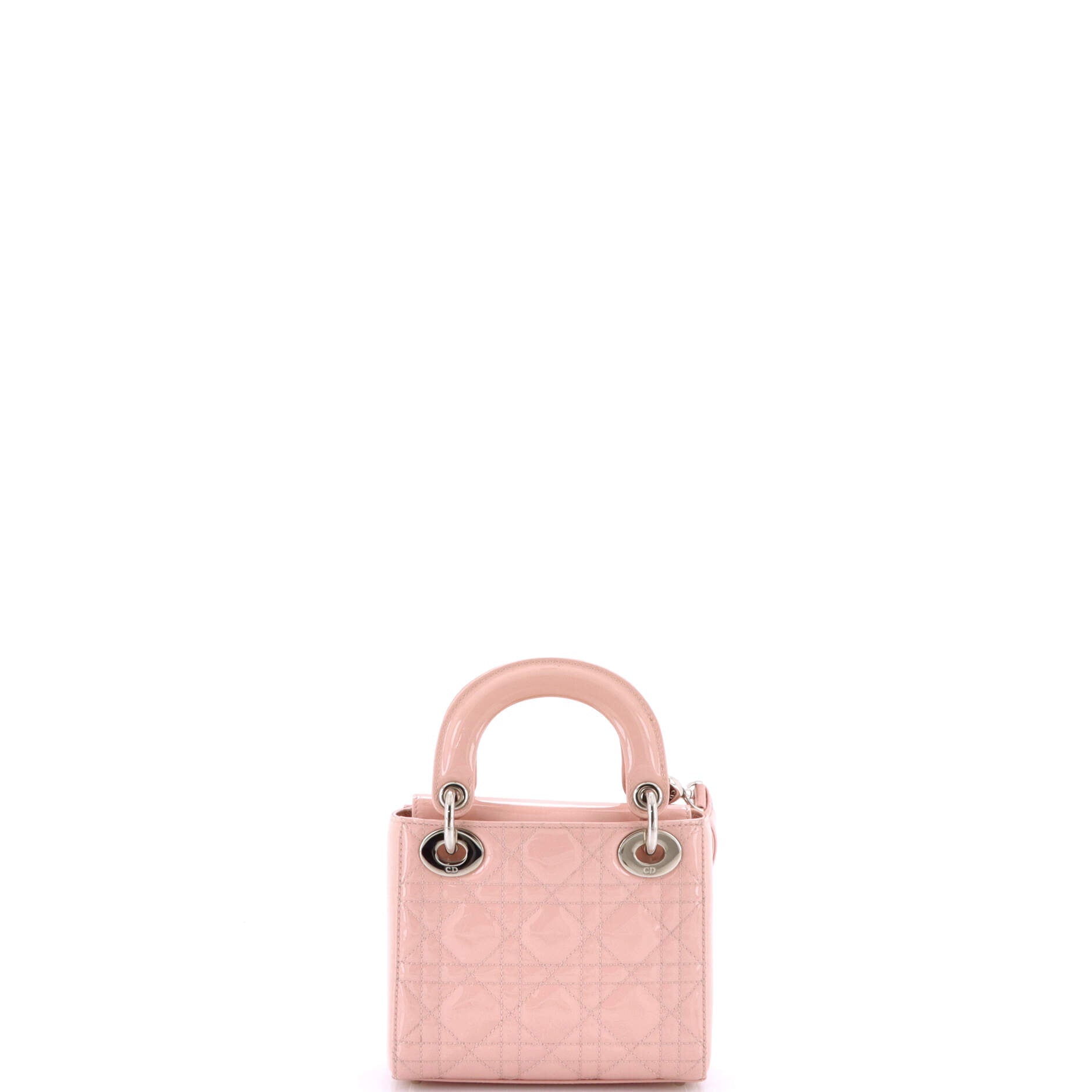 Lady Dior Bag Cannage Quilt Patent Mini