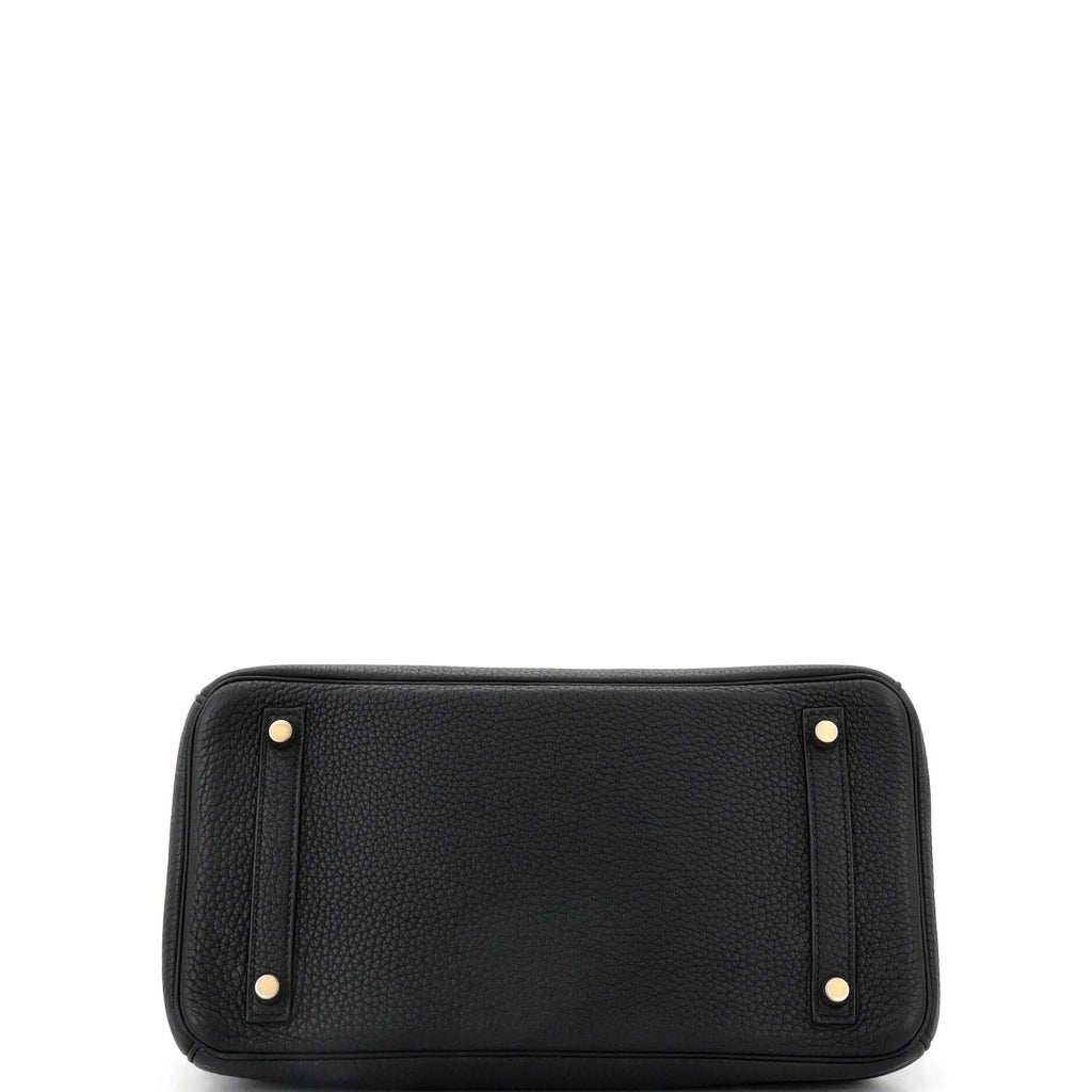 Birkin Handbag Noir Togo with Gold Hardware 30