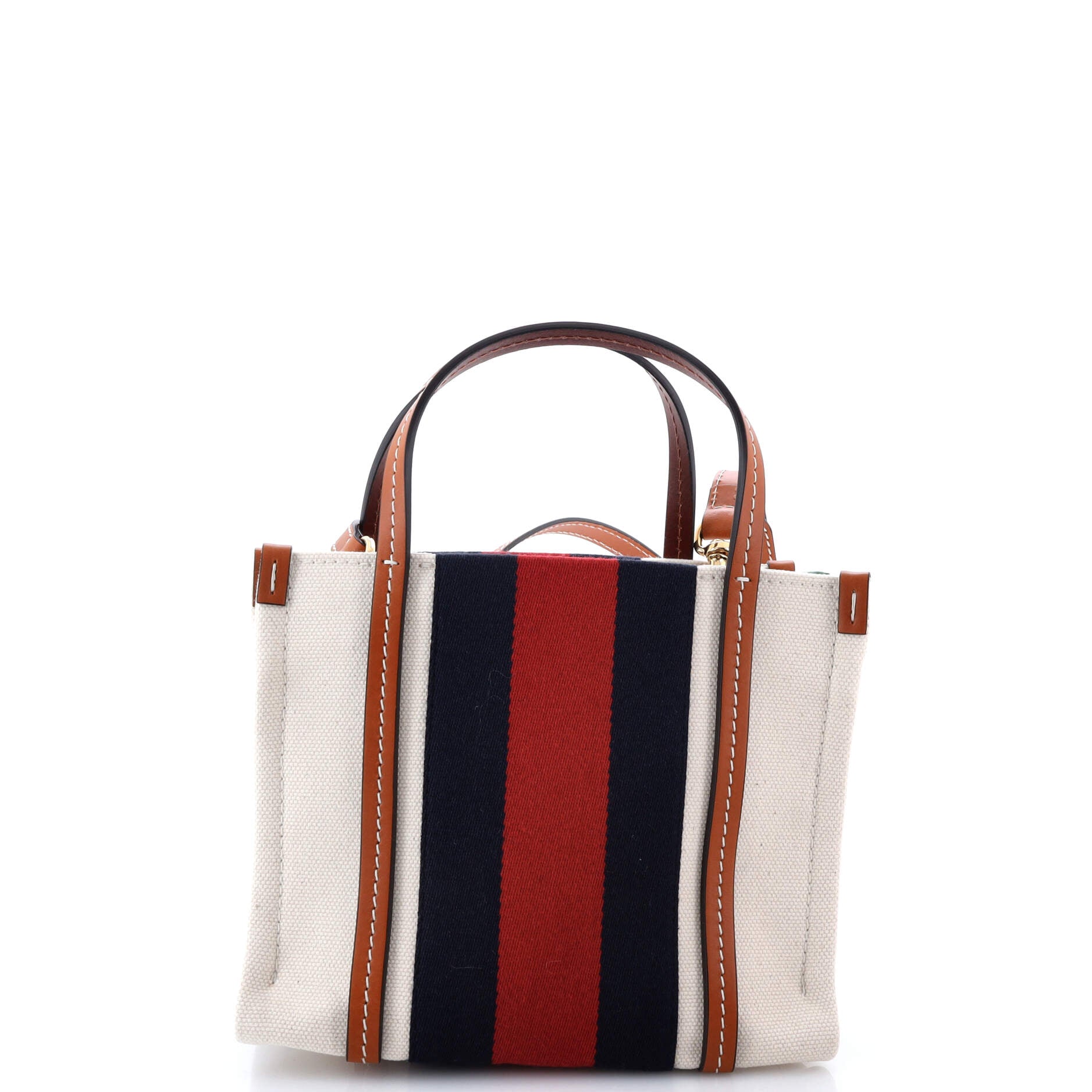 Interlocking G Web Tote Canvas Mini