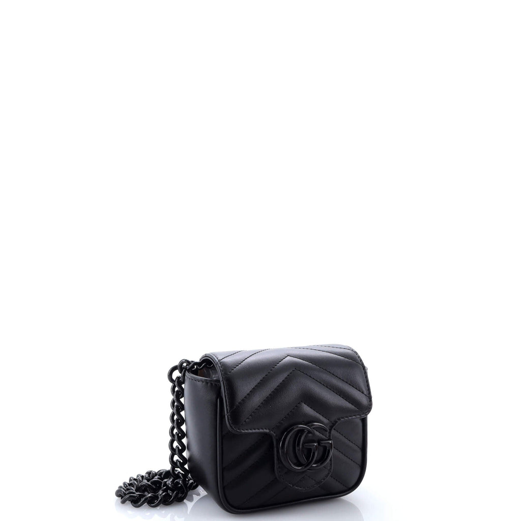 GG Marmont Flap Belt Bag Matelasse Leather Mini