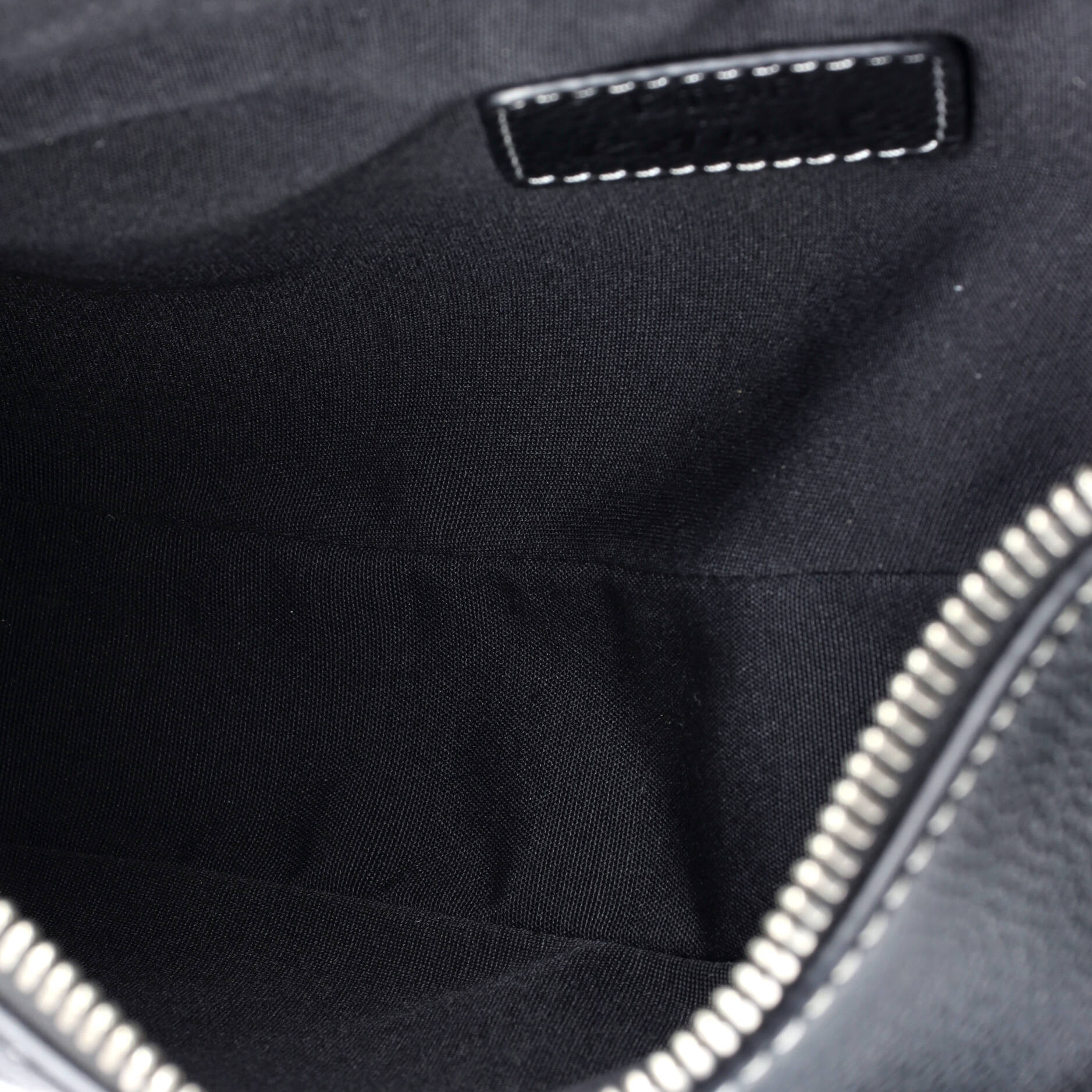 KAWS Saddle Crossbody Bag Leather with Applique