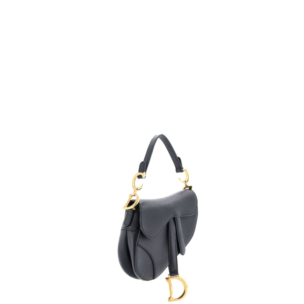 Saddle Handbag Leather Mini