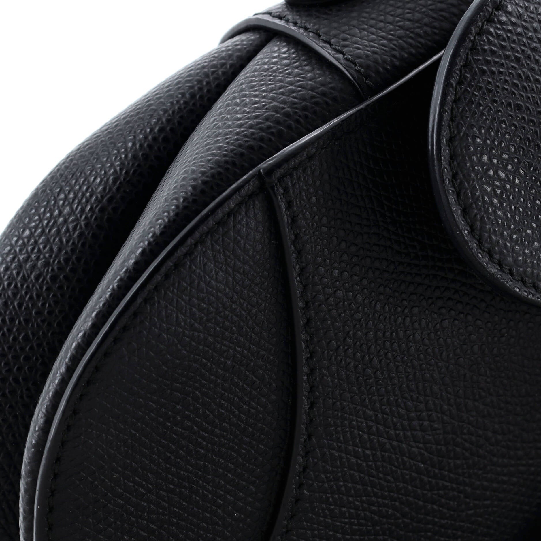 Saddle Handbag Leather Mini
