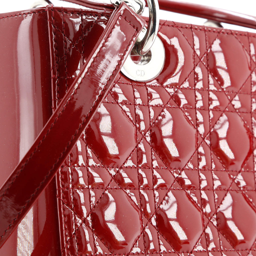 Lady Dior NM Bag Cannage Quilt Patent Medium