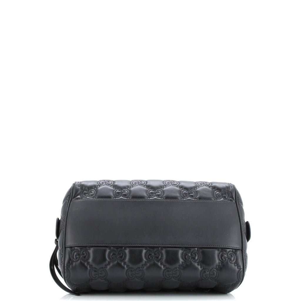 Ophidia Convertible Boston Top Handle Bag GG Matelasse Leather Medium