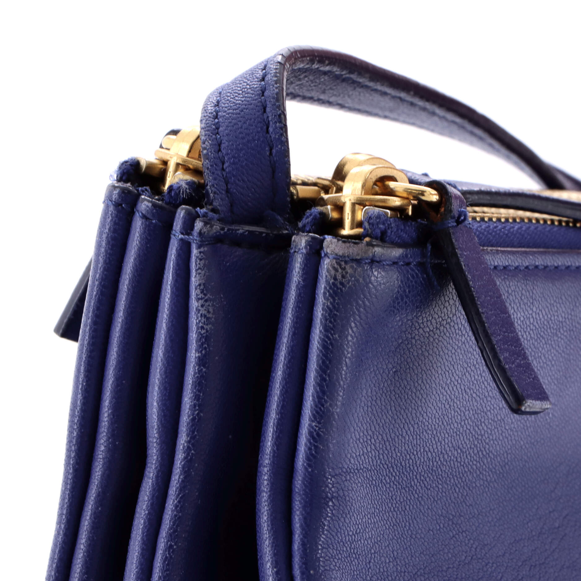 Trio Crossbody Bag Leather Large