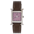 Heure H Quartz Watch Stainless Steel and Leather 17