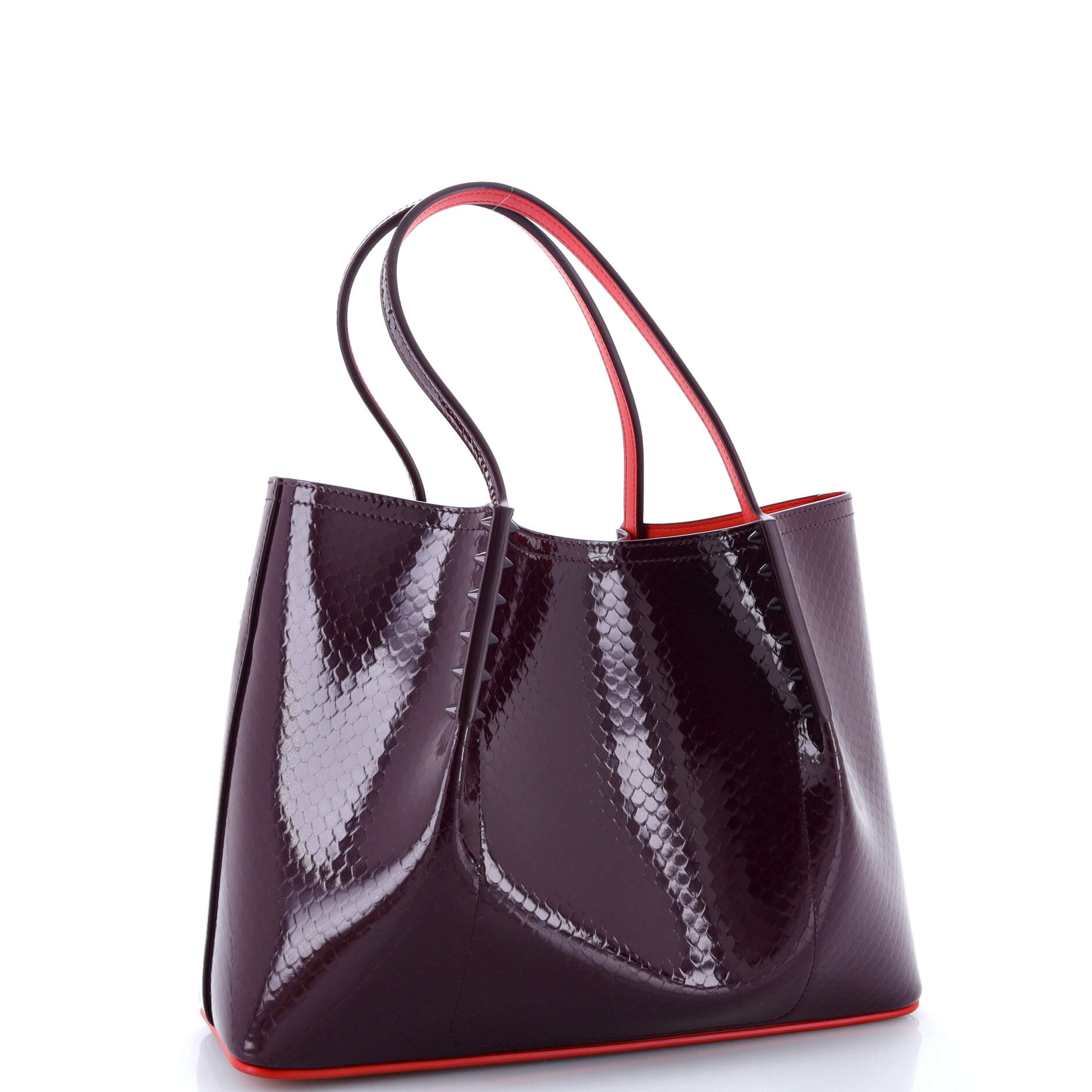 Cabarock Tote Snake Embossed Leather Small