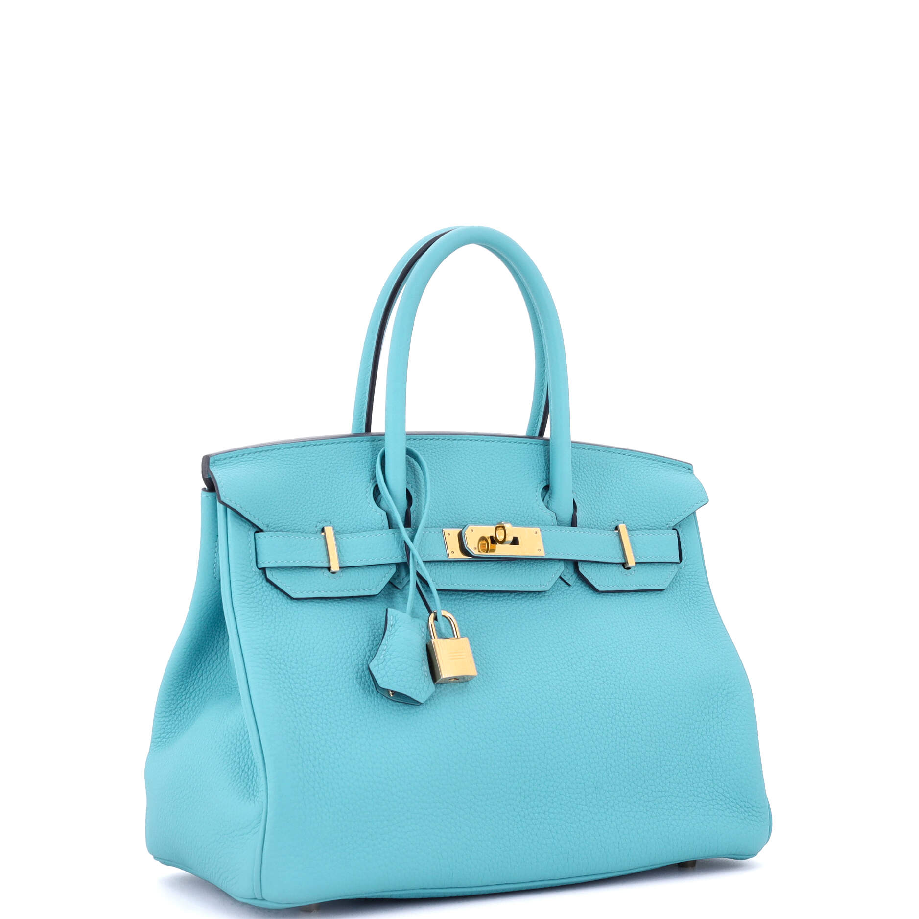 Birkin Handbag Bleu Du Nord Togo with Gold Hardware 30